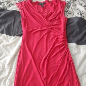 Lauren by Ralph Lauren Magenta Cocktail Dress